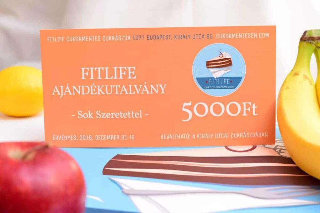 fitlife ajándékutalvány 5.000 Ft