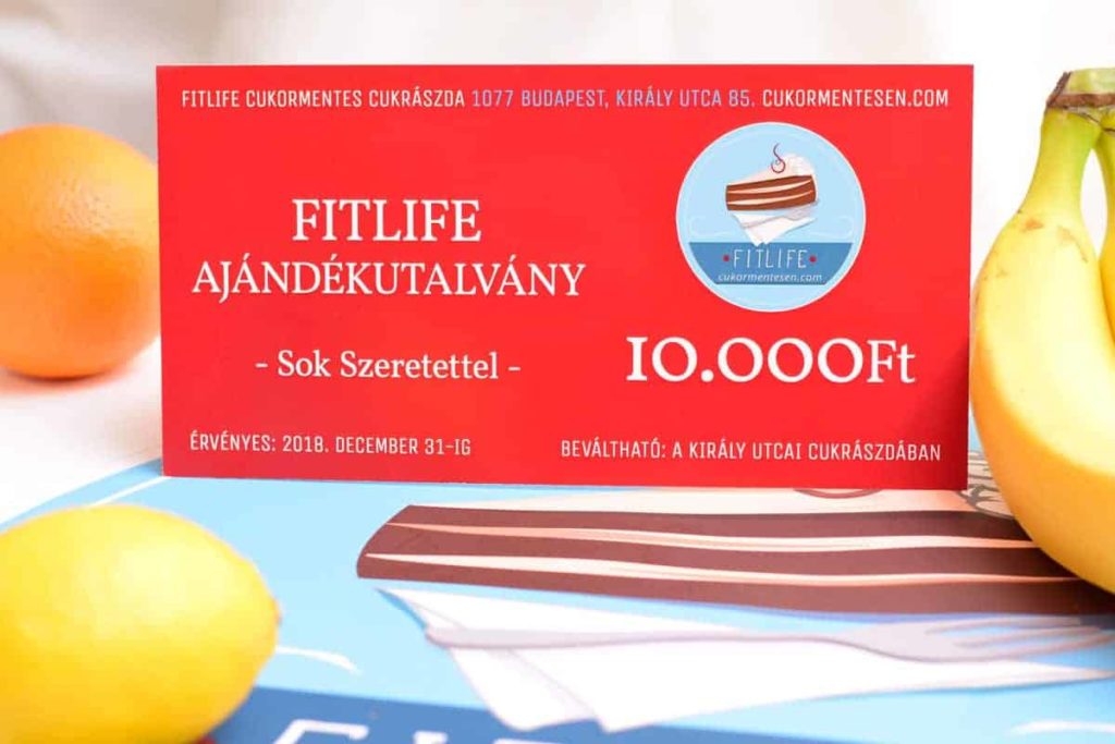 fitlife ajándékutalvány 10.000 Ft