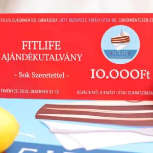 fitlife ajándékutalvány 10.000 Ft